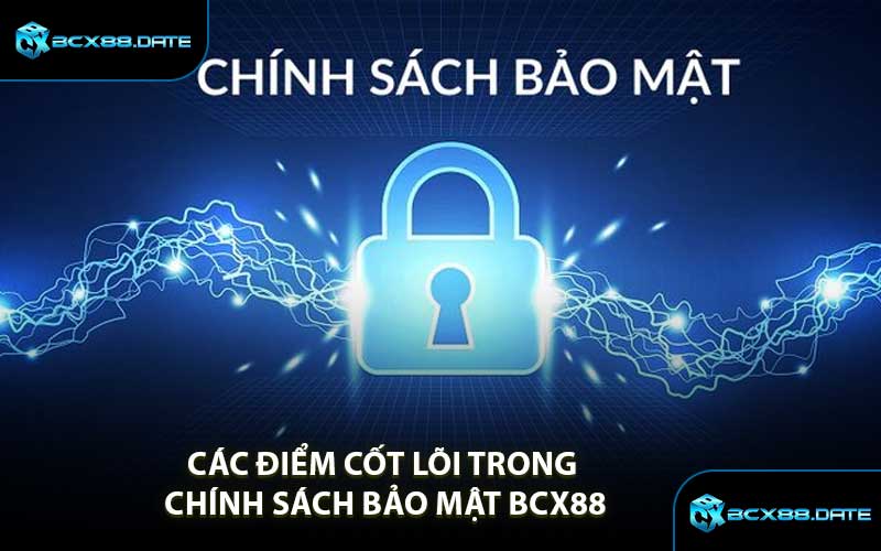 Các Điểm Cốt Lõi Trong Chính Sách Bảo Mật BCX88